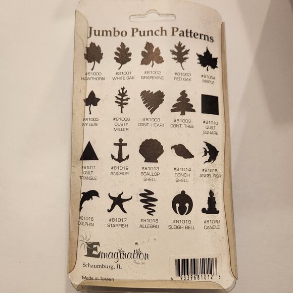 Anchor Nautical Jumbo Hole Punch Emagination paper Scrapbook Craft Shapes - Picture 6 of 6